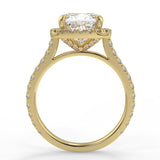 Camellia Moissanite Engagement Ring