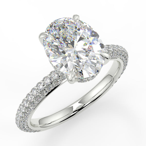 Charlotte Moissanite Engagement Ring