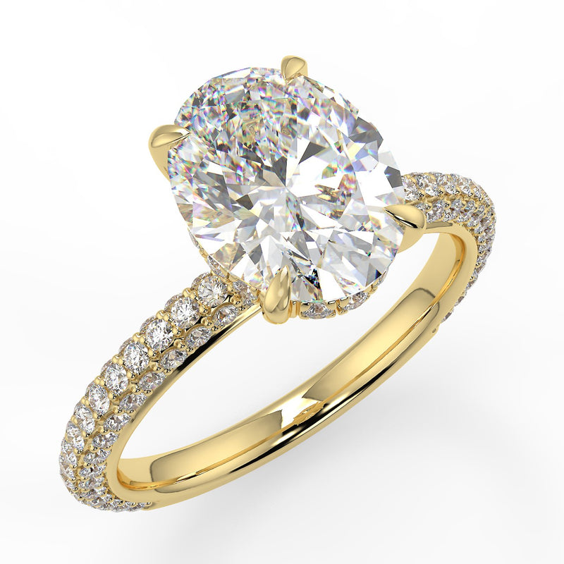 Charlotte Moissanite Engagement Ring