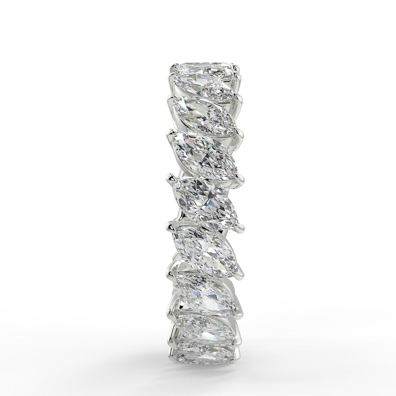 Cosette Wedding Band - Lab Created Diamond