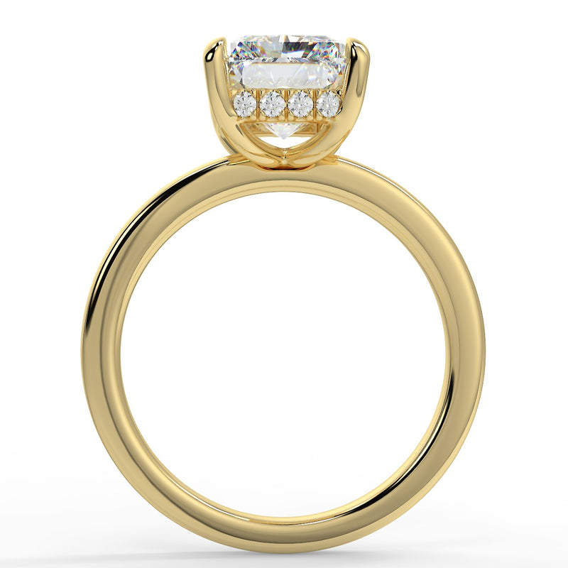Luna Moissanite Engagement Ring