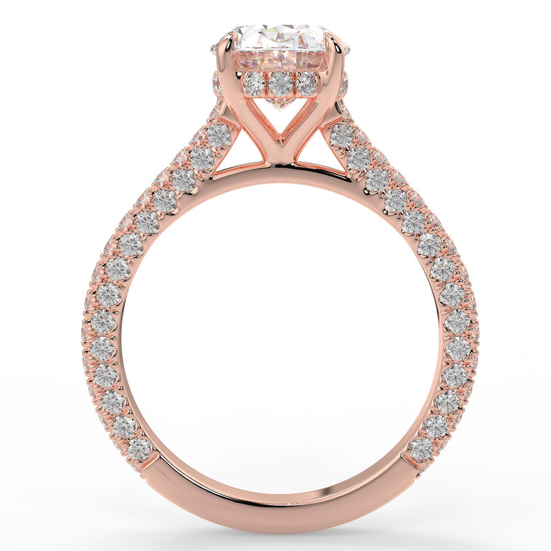 Lydia Moissanite Engagement Ring