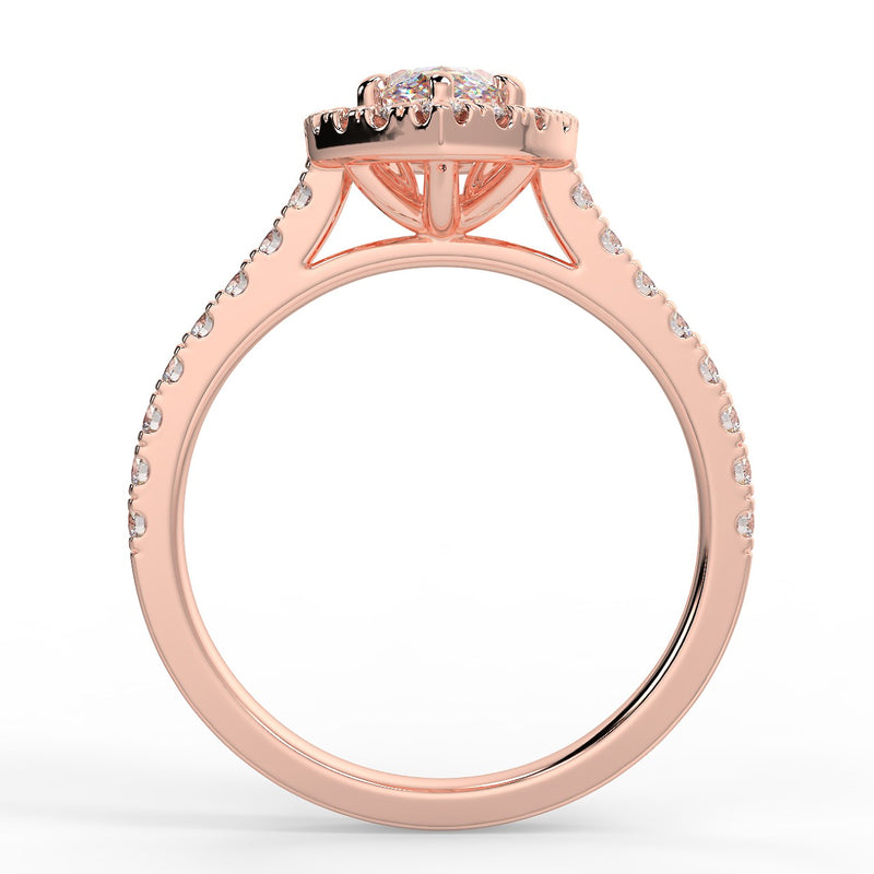 Miranda Moissanite Engagement Ring