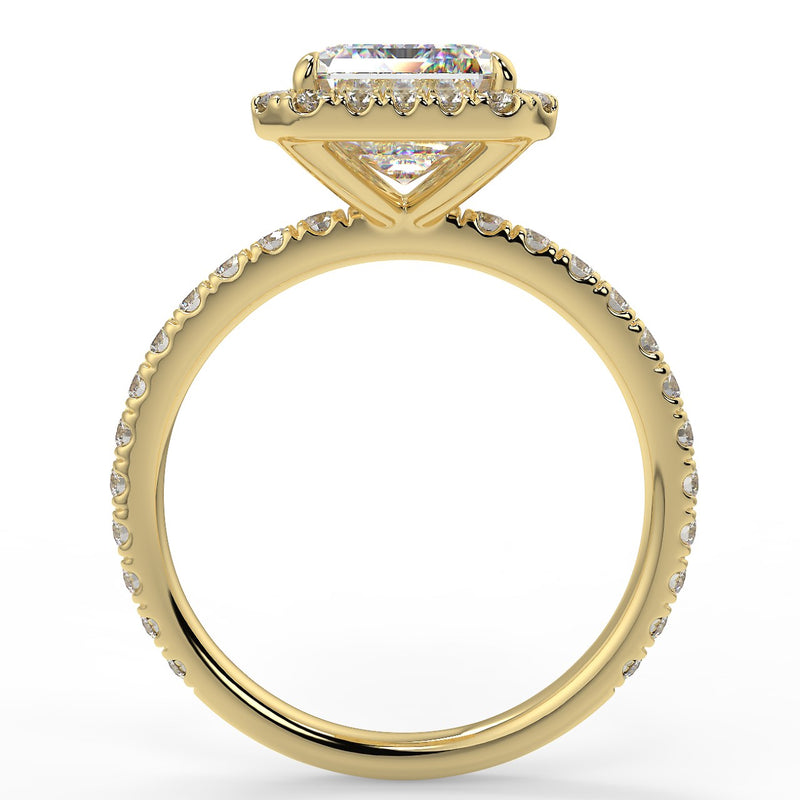 Nova Moissanite Engagement Ring