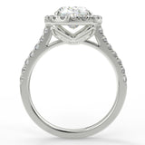 Orchid Moissanite Engagement Ring
