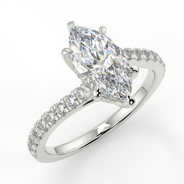 Thilda Moissanite Engagement Ring