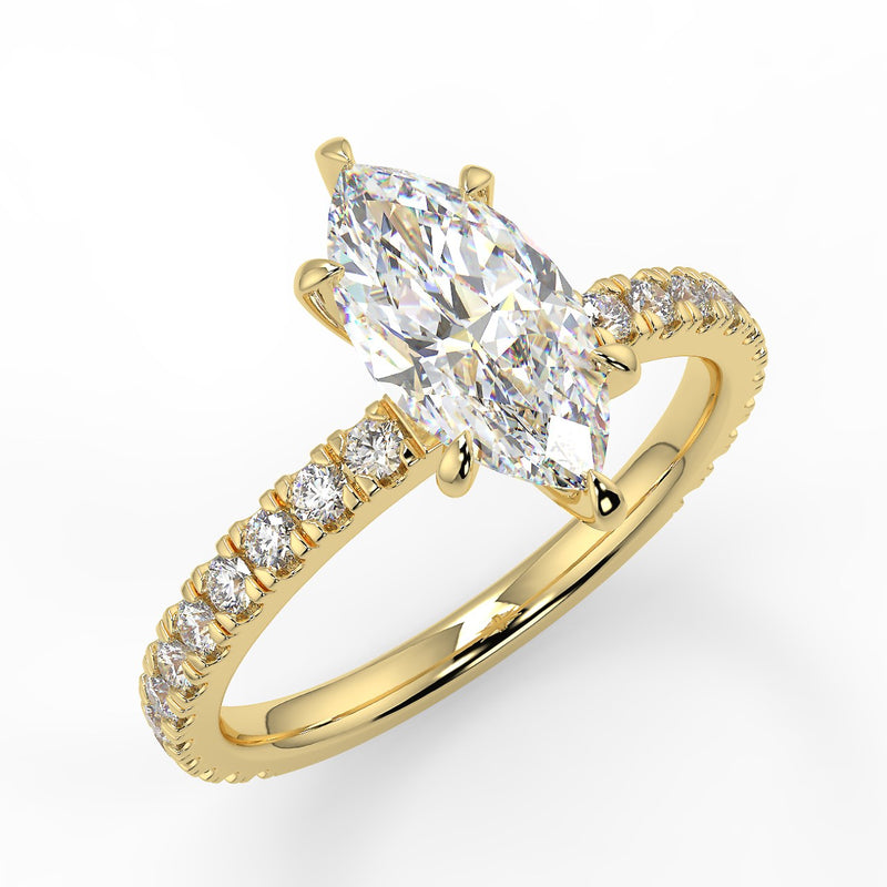 Yvette Moissanite Engagement Ring